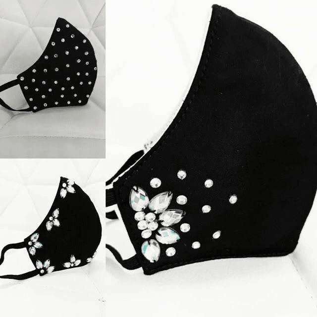 Fancy Face Mask  Black