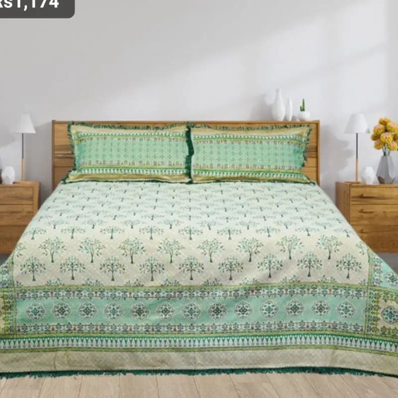 Gul text bedsheets  double